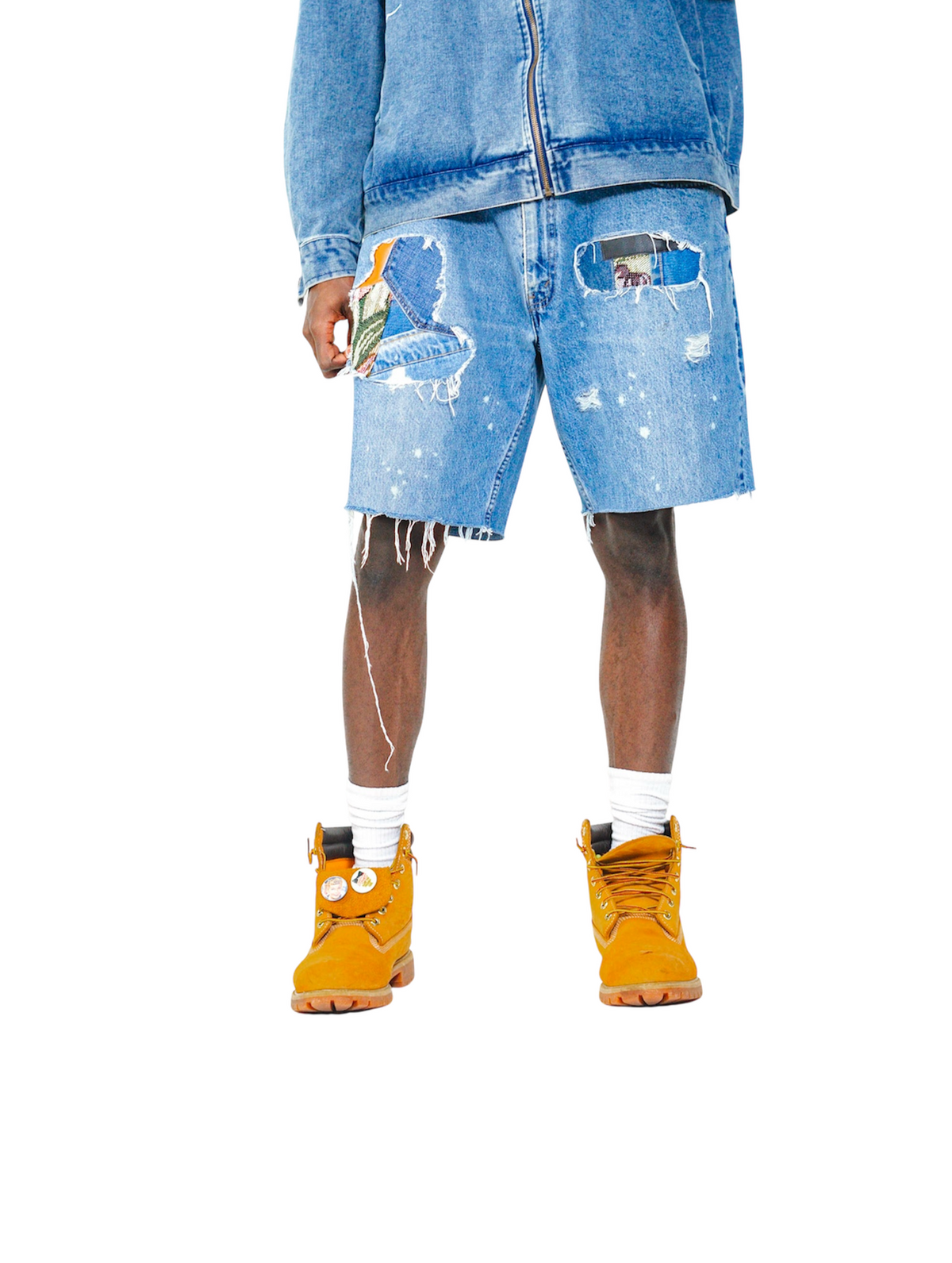 Pathwork Jorts Patchwrk Denim Jorts